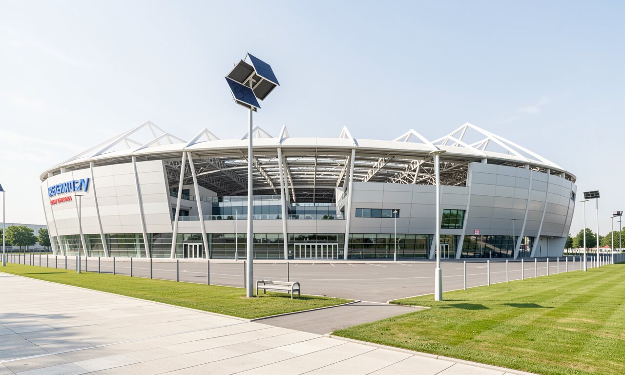 Energieverbrauch der zehn größten Fußballstadien Europas (2020–2024)