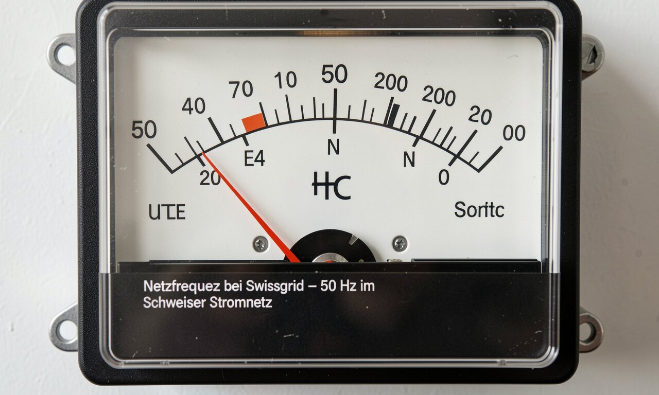 Netzfrequenz bei Swissgrid – 50 Hz im Schweizer Stromnetz