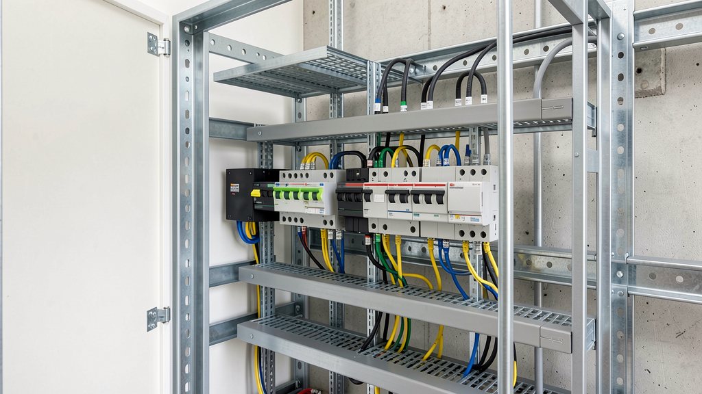 Netzanschluss und Mittelspannungsschaltanlage