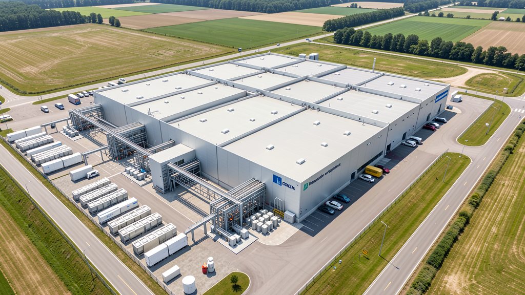 Batteriespeicher am Umspannwerk